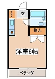 DSビラ旭 ワンルームの間取図画像