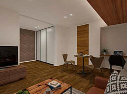 シャーメゾンしらはま 201 2階1LDKのリビング/ダイニング