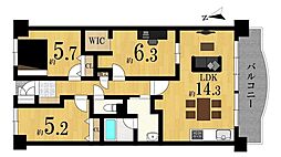 間取図画像 3LDK