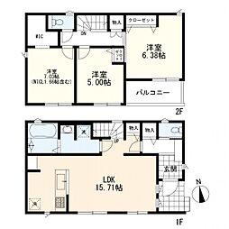 物件画像 港北区下田町6丁目 新築一戸建て 1号棟