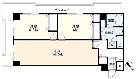 間取図　2ＬＤＫ