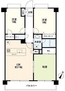 間取り：間取図　3ＬＤＫ