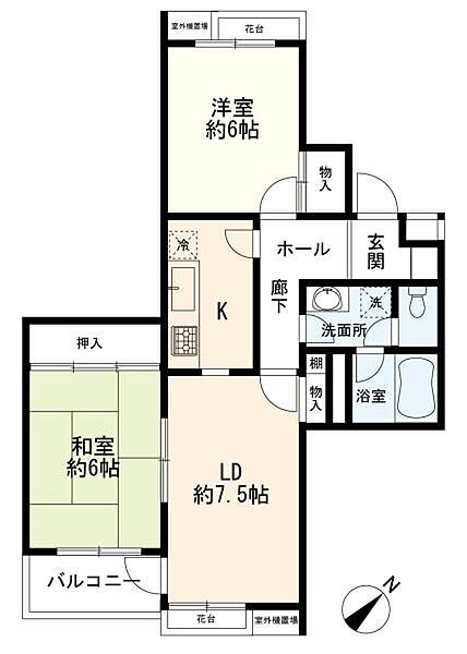 間取りを拡大表示