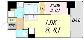 大阪府大阪市西区新町4丁目（賃貸マンション1LDK・3階・31.59㎡） その2