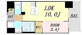 大阪府吹田市垂水町3丁目（賃貸マンション1LDK・11階・33.37㎡） その2