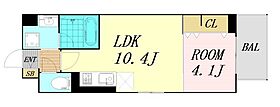 大阪府吹田市芳野町（賃貸マンション1LDK・1階・35.00㎡） その2