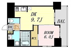 大阪府吹田市垂水町3丁目（賃貸マンション1LDK・14階・37.42㎡） その2