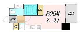 大阪府大阪市浪速区敷津西1丁目（賃貸マンション1R・4階・23.42㎡） その2