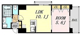 ノルデンハイム江坂2  ｜ 大阪府吹田市垂水町3丁目（賃貸マンション1LDK・8階・37.86㎡） その2