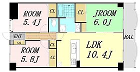 大阪府大阪市淀川区野中南2丁目（賃貸マンション3LDK・2階・67.41㎡） その2