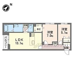 エクセルVI 2LDKの間取図画像