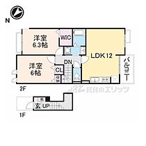 滋賀県彦根市地蔵町（賃貸アパート2LDK・2階・57.71㎡） その2