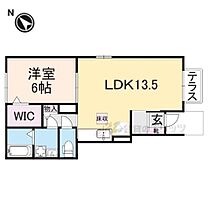 滋賀県彦根市松原町（賃貸アパート1LDK・1階・47.96㎡） その2