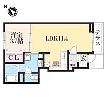 ブライトハウスII 101 ｜ 滋賀県甲賀市水口町朝日が丘（賃貸アパート1LDK・1階・37.13㎡） その2