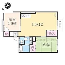 滋賀県近江八幡市出町（賃貸アパート2LDK・2階・47.86㎡） その2