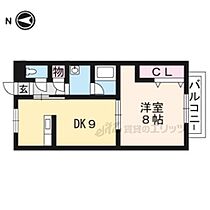 メゾンデン 105 ｜ 滋賀県近江八幡市堀上町（賃貸アパート1LDK・1階・41.40㎡） その2