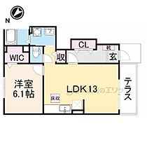 滋賀県彦根市長曽根南町（賃貸アパート1LDK・1階・46.22㎡） その2