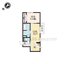 滋賀県彦根市川瀬馬場町（賃貸アパート1LDK・1階・43.53㎡） その1