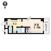 滋賀県大津市晴嵐１丁目（賃貸マンション1K・5階・25.44㎡） その1