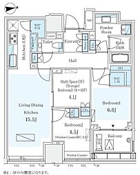 間取図画像 2SLDK