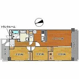 ライオンズマンション東大島第2 3LDKの間取図画像