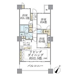 ブリリア有明スカイタワー 3LDKの間取図画像