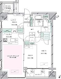 レジデンス二番町 3LDKの間取図画像