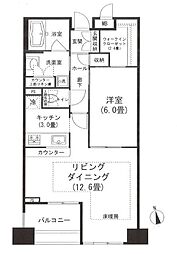ベラカーサ秋葉原 1LDKの間取図画像
