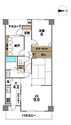 間取図画像 2SLDK
