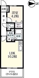 ロワイヤル5 1LDKの間取図画像