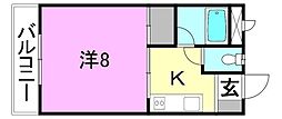 間取図画像 1K