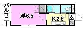 エクセランス・ド・リヴィエール 403 号室 ｜ 愛媛県松山市清水町4丁目（賃貸マンション1K・4階・21.87㎡） その2