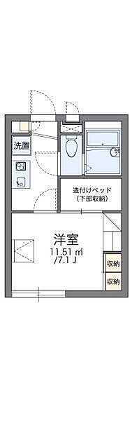 レオパレスエテルネ 107 号室｜愛媛県松山市生石町(賃貸アパート1K・1階・19.87㎡)の写真 その2