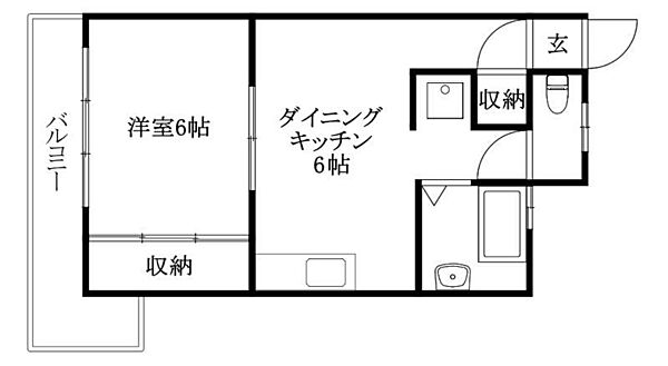 サザン歩行町 601 号室｜愛媛県松山市歩行町1丁目(賃貸マンション1DK・6階・36.45㎡)の写真 その2