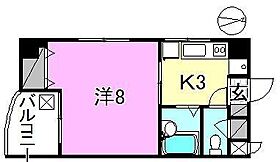 第二朝日 301 号室 ｜ 愛媛県松山市松前町2丁目（賃貸マンション1K・3階・25.66㎡） その2