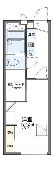 レオパレスクレール 202 号室｜愛媛県松山市立花5丁目(賃貸アパート1K・2階・22.35㎡)の写真 その2