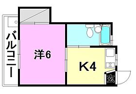 メゾンＡＤ2 605 号室 ｜ 愛媛県松山市高砂町1丁目（賃貸マンション1K・5階・20.70㎡） その2