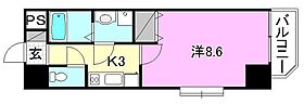 ガリレオビル1 706 号室 ｜ 愛媛県東温市横河原（賃貸マンション1K・7階・25.50㎡） その2