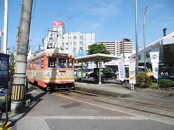 画像5:市内電車 宮田町駅