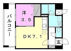 ツイン・ハーモニー道後1 602 号室 ｜ 愛媛県松山市道後今市（賃貸マンション1DK・6階・30.06㎡） その2