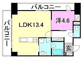 グレースコート雄郡 501 号室 ｜ 愛媛県松山市雄郡1丁目（賃貸マンション1LDK・5階・42.58㎡） その2