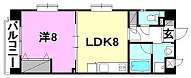 ラプラージュ緑町 302 号室 ｜ 愛媛県松山市緑町1丁目（賃貸マンション1LDK・3階・40.59㎡） その2