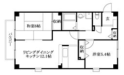 フォブールN-TOWNA 2LDKの間取図画像