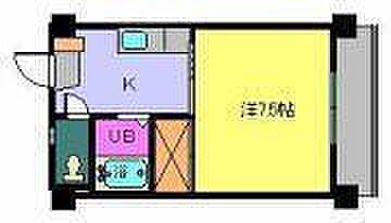 第77杉フラット 402 号室｜愛媛県松山市千舟町2丁目(賃貸マンション1K・4階・23.68㎡)の写真 その2