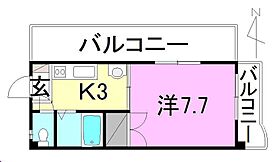 マリンパレット3 501 号室 ｜ 愛媛県松山市道後北代（賃貸マンション1K・5階・24.00㎡） その2