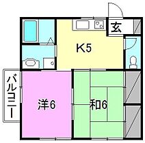 白形アパート 201 号室 ｜ 愛媛県松山市森松町（賃貸アパート2K・2階・41.15㎡） その1