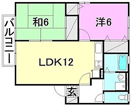 フェアコート久米2 201 号室 ｜ 愛媛県松山市久米窪田町（賃貸アパート2LDK・2階・55.40㎡） その2