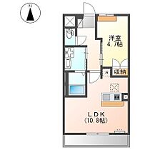 サンフィット 105 号室 ｜ 愛媛県松山市森松町（賃貸アパート1LDK・1階・38.25㎡） その2