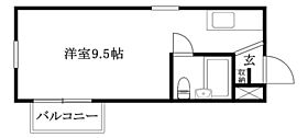 コーポ福住清水町 101 号室 ｜ 愛媛県松山市清水町3丁目（賃貸アパート1R・1階・19.86㎡） その2