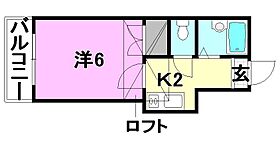 ピスカートル・Ｋ 102 号室 ｜ 愛媛県松山市中村4丁目（賃貸アパート1K・1階・18.63㎡） その2